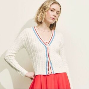 Prince Pickleball Cable Knit Cardigan, size XL.